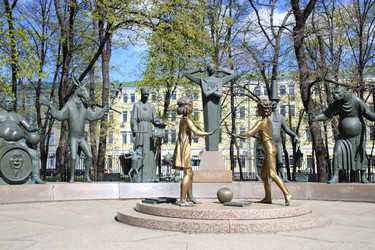 москва, россия - 24 апреля 2014: памятник детям - - paha_l