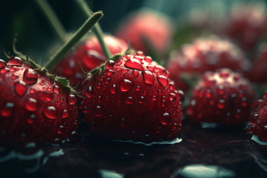 Капли вишневой воды. Генерировать искусственный интеллект - yliv