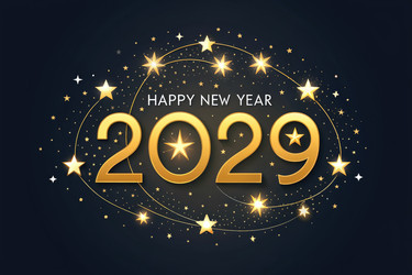 Празднуем Новый 2029 год со звездами и праздничными украшениями - RomanZ