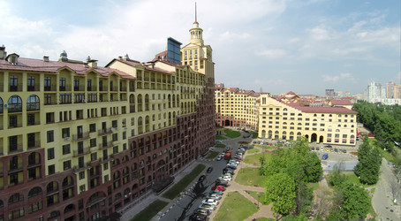 россия, москва - 6 июня 2014 года: жилой комплекс "маршал" - paha_l