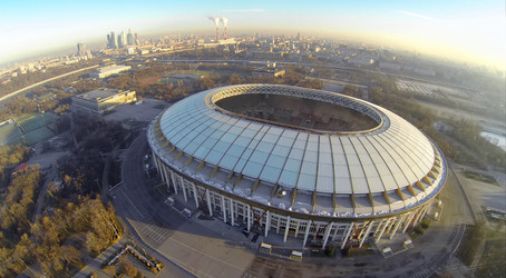 москва - 26 февраля 2014 года: городской пейзаж с реконструкцией - paha_l