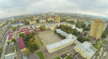 армейский гарнизон с плато перед казармами. вид с - paha_l