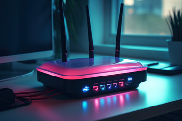 Новый Wi-Fi модем neon. Интернет-оборудование. Генерировать искусственный интеллект - yliv