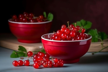 еда из ягод красной смородины. генеративный контент - yliv