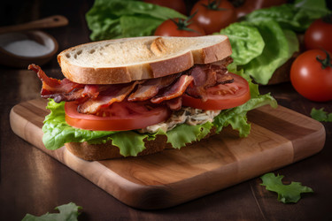 Вкусная доска для сэндвичей. Генерировать искусственный интеллект - yliv