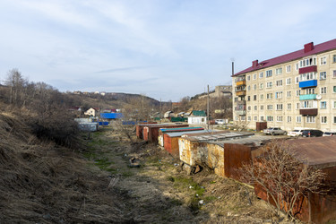 Корсаков. Район ул. Окружная. Корсаковский пост. Сахалин - marka