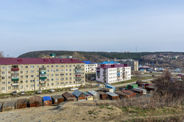Корсаков. Район ул. Окружная. Корсаковский пост. Сахалин - marka