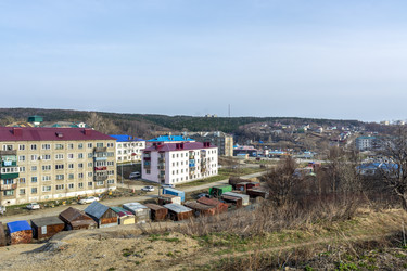 Корсаков. Район ул. Окружная. Корсаковский пост. Сахалин - marka