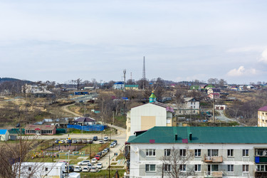 Корсаков. Район ул. Окружная. Корсаковский пост. Сахалин - marka