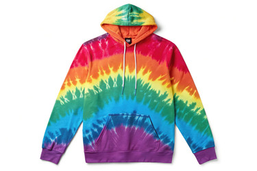 Яркая толстовка с капюшоном Tie-Dye украсит любой гардероб в прохладное время года - RomanZ