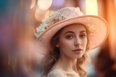 Красотка элегантно. Кудрявая женщина. Создать ИИ - yliv