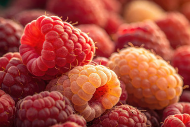 Свежая малина, выставленная на продажу в летний сезон - RomanZ
