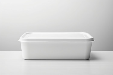 Контейнер для макета упаковки пищевых продуктов. Изделие в форме чаши. Генерация ИИ - yliv