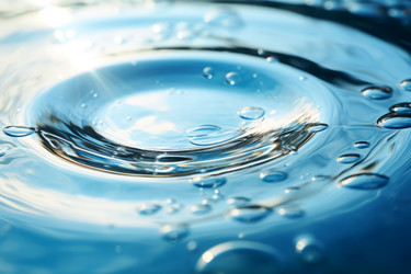 Круг из прозрачных капель воды. Генерировать искусственный интеллект - yliv