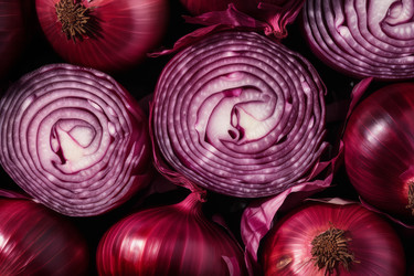 узор из красного лука. готовим ломтик. генеративный контент - yliv