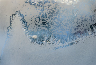 Морозные узоры на окне - marka