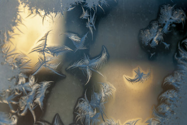 Морозные узоры на окне - marka
