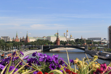 Вид с моста на Московский Кремль - Anastasia_y