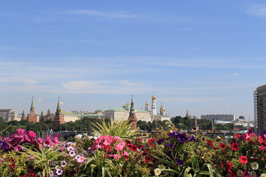 Вид с моста на Московский Кремль - Anastasia_y