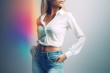 Женщина тонкое тело. Генерация ИИ - yliv