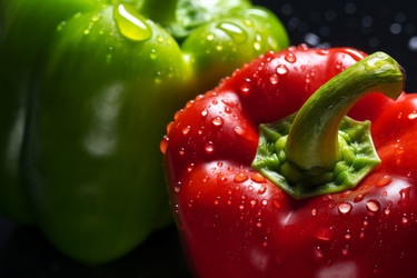 Болгарский перец красочные натуральные продукты. Генерация ИИ - yliv