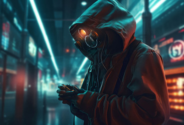 Мужской кибершлем. Генерировать искусственный интеллект - yliv