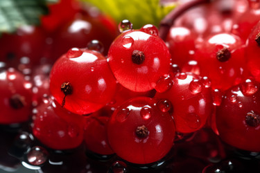 Red currant berries. Generate Ai - yliv