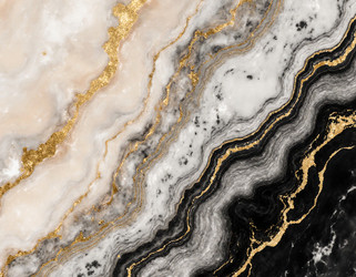 Краска Fluid art paint показывает узоры, созданные с использованием техники спиртовых чернил. В оформлении использованы черные белые розовые и золотистые оттенки смешанные вместе чтобы сформировать волнистые узоры порождающие искусственный интеллект - Karjalainen