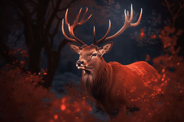 Волшебная природа оленей. Генерация ИИ - yliv