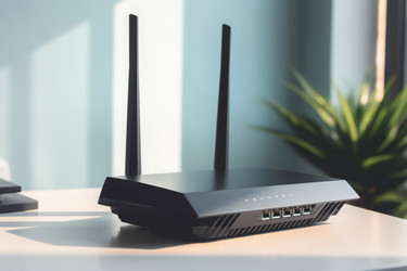 Wi-Fi современный домашний роутер. Веб-устройство. Генерировать искусственный интеллект - yliv