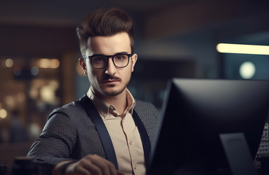 Продавец в "Сквер пойнт". Генерировать искусственный интеллект - yliv