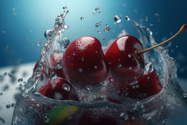 Газированная вода macro cherry. Генерировать искусственный интеллект - yliv