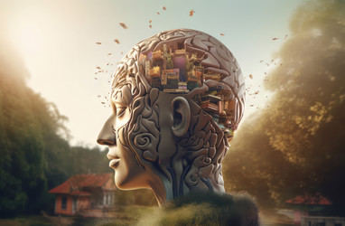 Умопомрачительная солнечная голова. Генерировать искусственный интеллект - yliv