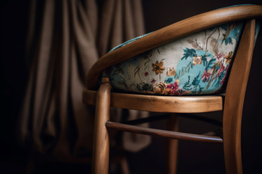 Винтажный стул с элементами старинного искусства. Элегантные кресла Color lifestyle. Генерировать искусственный интеллект - yliv