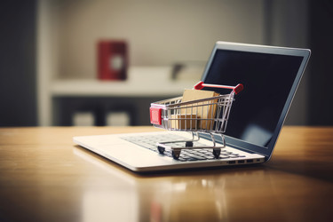Интернет-корзина покупок в Интернете. Продаю ноутбук. Генерировать искусственный интеллект - yliv