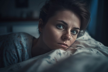 Женщина в постели разочарованно динамична. Женская пальмовая девочка, обитающая по-женски. Генерировать искусственный интеллект - yliv