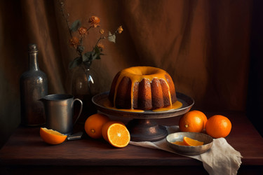 Glaze top cake. Generate Ai - yliv
