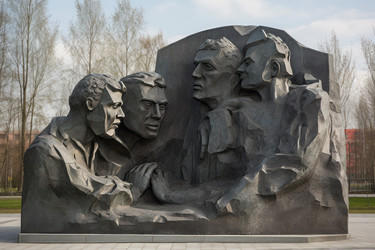 памятный памятник национальным борцам. генеративный контент - yliv