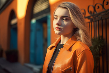 Западная женщина. Портрет красоты природы. Генерировать искусственный интеллект - yliv
