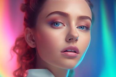 женский макияж пастельных тонов. генеративный контент - yliv