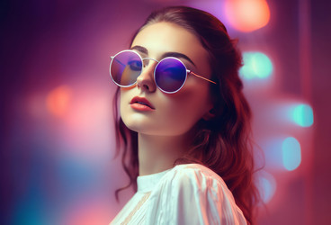 Красивая девушка в белой одежде. Генерировать искусственный интеллект - yliv