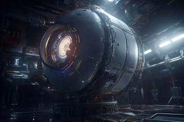 Космический зонд scifi. Посадочный проезд. Генерировать искусственный интеллект - yliv
