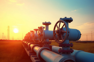 труба для транспортировки нефти или газа. сталь для энергетического промышленного оборудования. генеративный контент - yliv