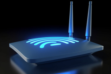 Маршрутизатор blue wifi web. Сеть передачи данных. Генерировать искусственный интеллект - yliv