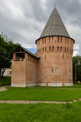 городской парк и башня смоленского кремля, россия - gumbao