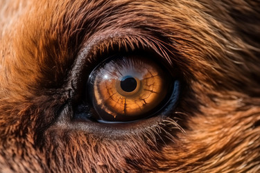 Bear eye closeup. Forest animal. Generate Ai - yliv