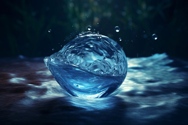 Необычная водная сфера. Генерировать искусственный интеллект - yliv