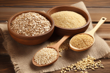 Grain plates. Generate Ai - yliv