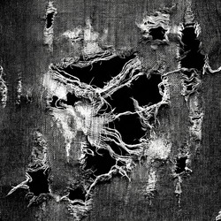 рваная дыра в текстуре джинсовой ткани - artshock