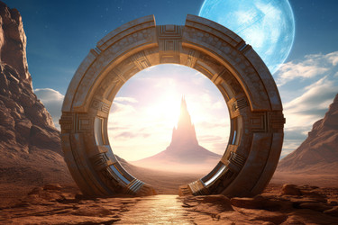 иностранец круглый ворот фантазии. генеративный контент - yliv